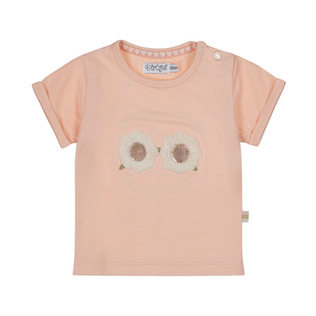 Playera rosa con flores - Kool KidsDIRKJEKool KidsP54477Playera rosa con flores2 AñosFaded peach